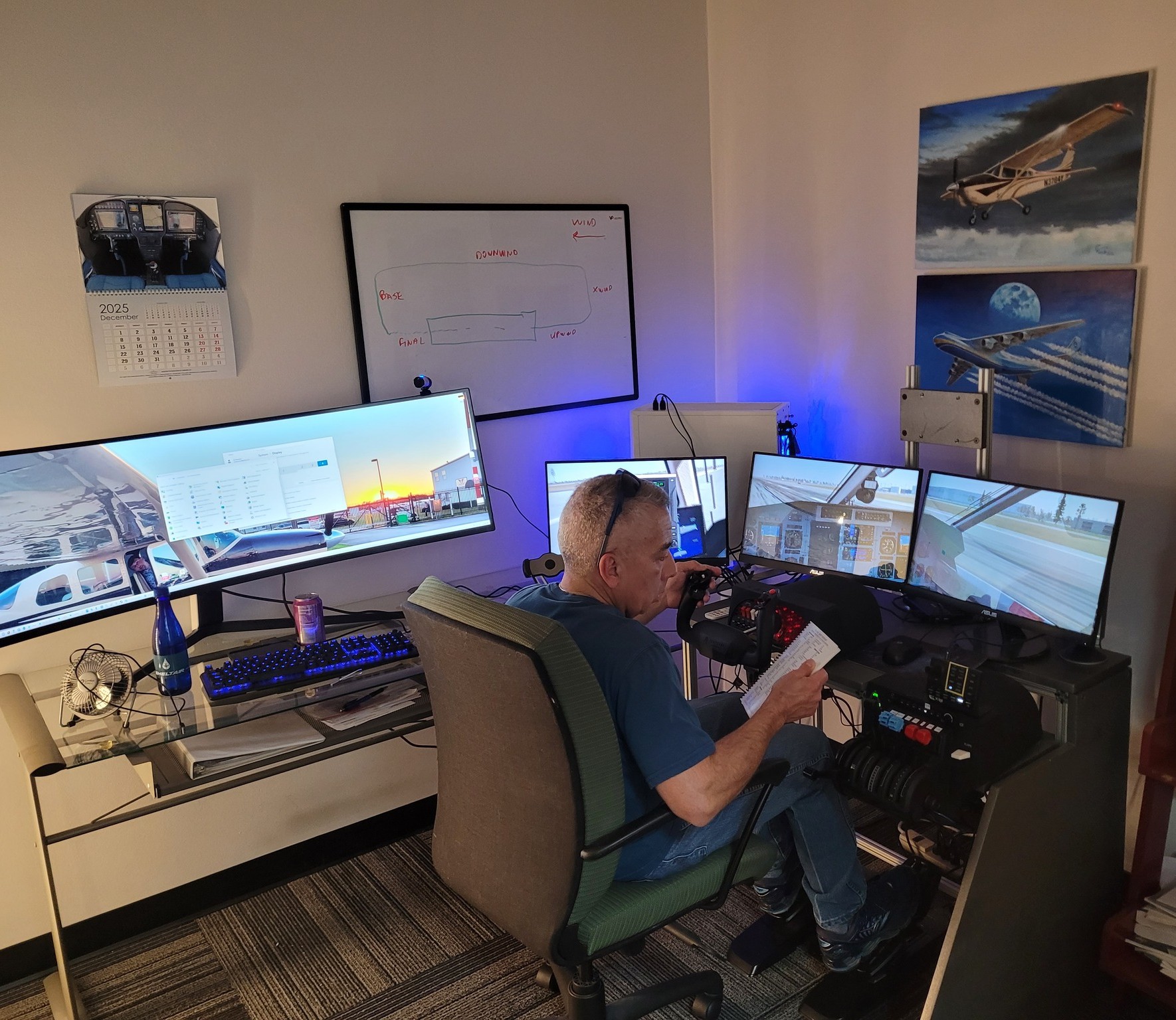 Advanced flight simulator